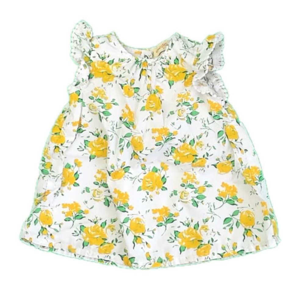 Sweet Magnolia Girls Yellow Floral Dress size: 2T